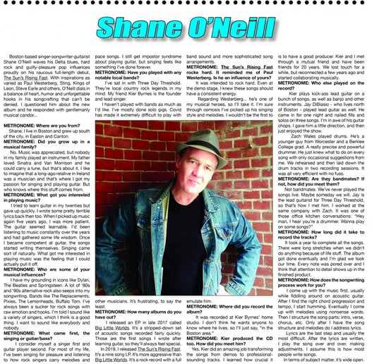 Gallery photo 3 of Shane O'Neill