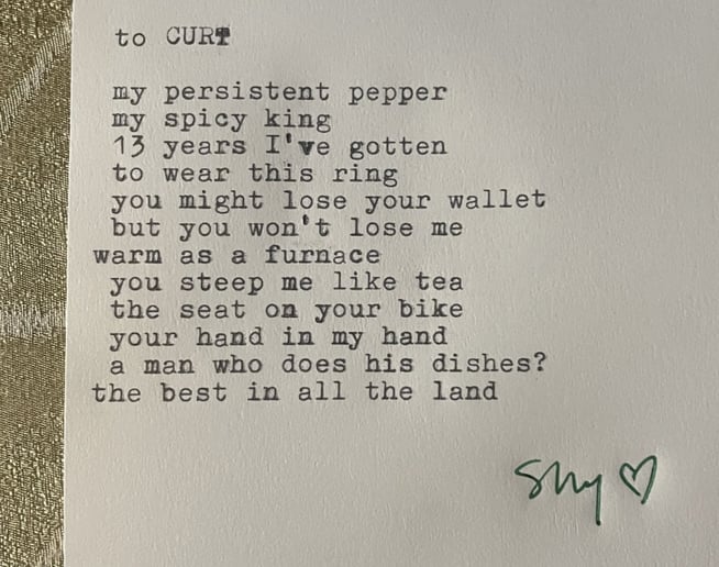 Gallery photo 4 of Live Typewriter Poet