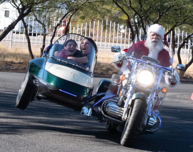 Gallery photo 9 of "Sidecar Santa" or "Santa Steven"