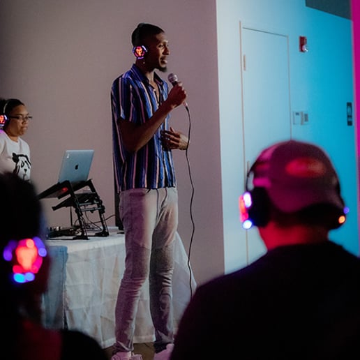 Gallery photo 1 of Silent Beats 360 Event Headphone Rental