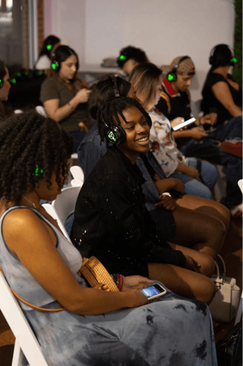 Gallery photo 4 of Silent Beats 360 Event Headphone Rental