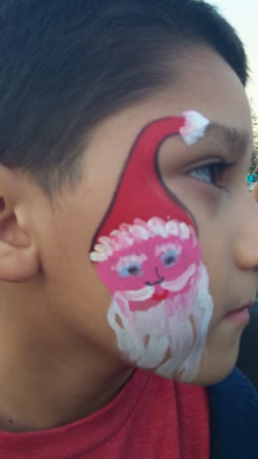 Gallery photo 5 of Silver Stardust Face Painting