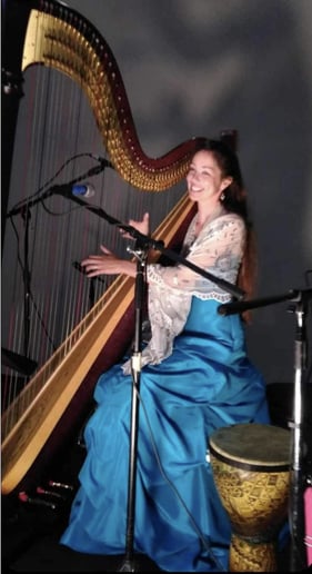 Gallery photo 6 of Singing harpist