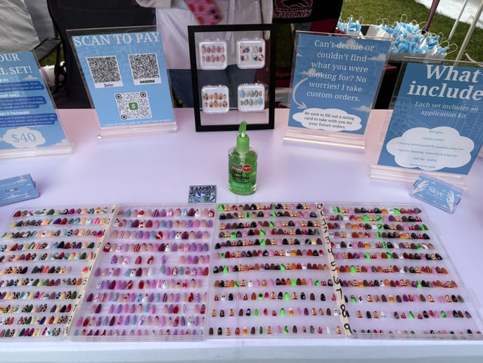 Gallery photo 6 of Skye Press On Nails
