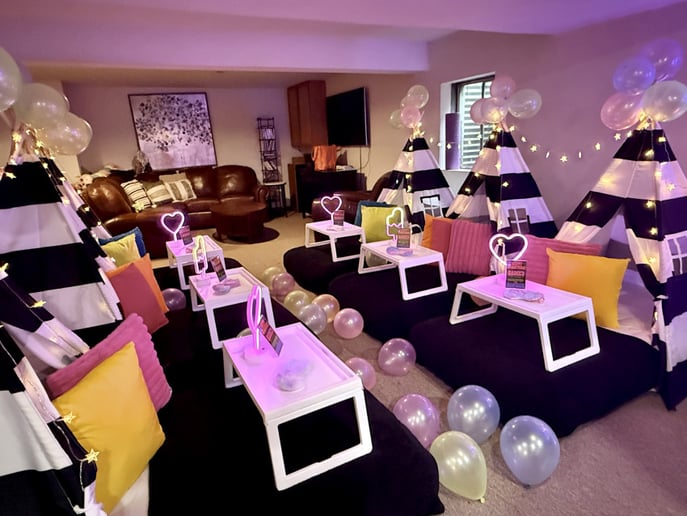 Gallery photo 2 of Sleepover Tent Setups