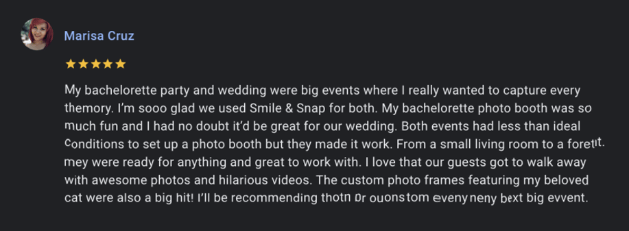 Gallery photo 9 of Smile & Snap Booths