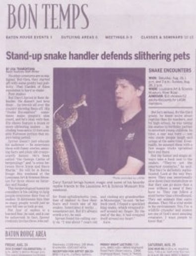 Gallery photo 1 of Snake Encounters
