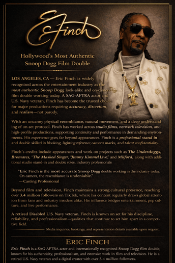 Gallery photo 9 of Snoop Dogg Look Alike