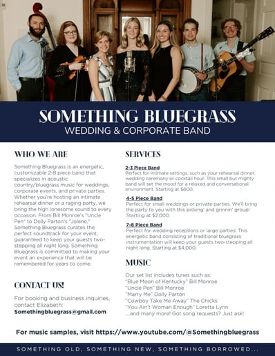 Gallery photo 1 of Something Bluegrass