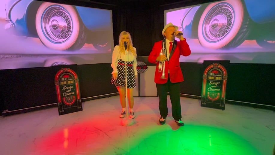 Gallery photo 7 of Songs & Cinema, Multimedia Screens & Tribute Band, Sinatra, 50s, 60s, Vegas, Casino, 20s Gatsby Band