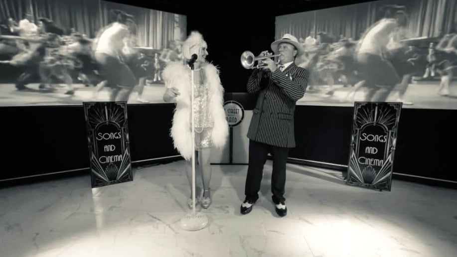 Gallery photo 28 of Songs & Cinema, Multimedia Screens & Tribute Band, Sinatra, 50s, 60s, Vegas, Casino, 20s Gatsby Band