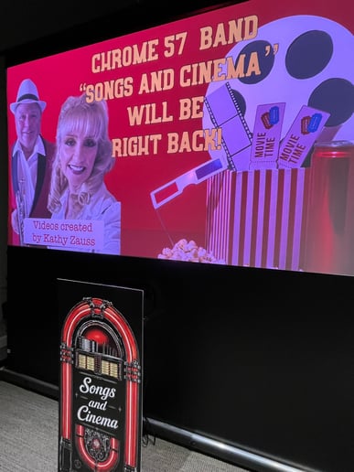 Gallery photo 10 of Songs & Cinema, Multimedia Screens & Tribute Band, Sinatra, 50s, 60s, Vegas, Casino, 20s Gatsby Band
