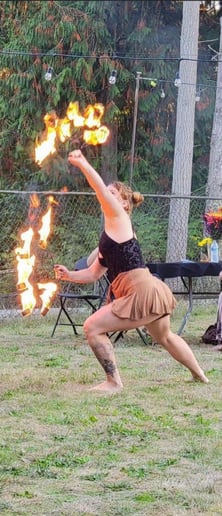 Gallery photo 2 of Andrea Stender, Fire Dancer