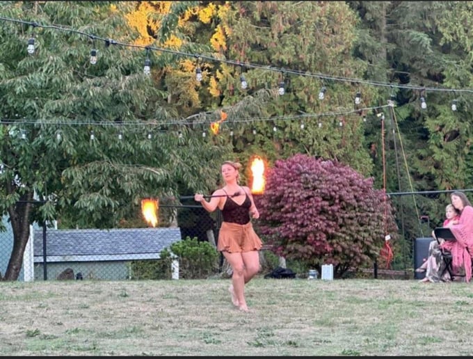 Gallery photo 3 of Andrea Stender, Fire Dancer