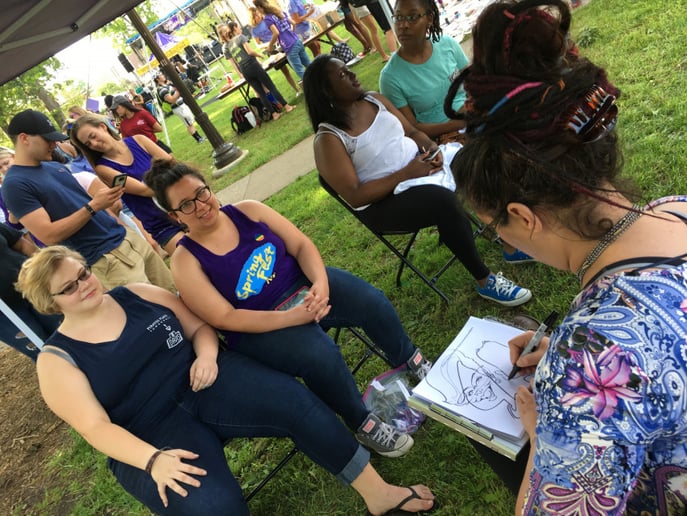 Gallery photo 10 of Speed Sketchers 60 Second Caricatures