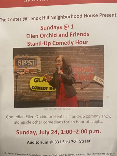 Gallery photo 3 of Ellen Orchid Stand-Up Comedy