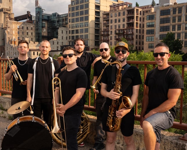 Gallery photo 1 of Funky Spuds Brass Band