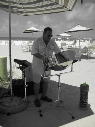 Gallery photo 6 of Steely Pan -  One Man Caribbean Steel Drum Band