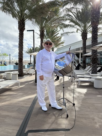 Gallery photo 1 of Steely Pan -  One Man Caribbean Steel Drum Band