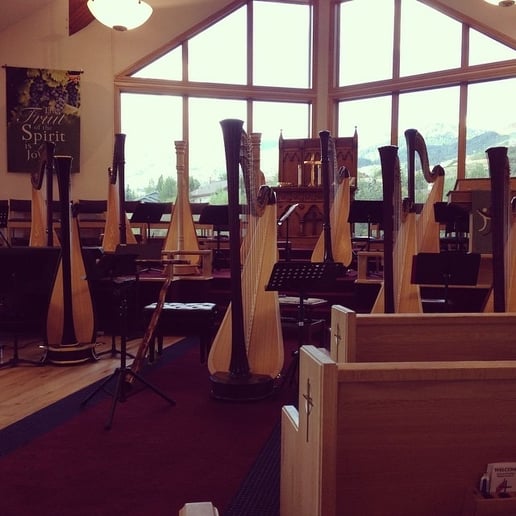 Gallery photo 2 of Strummed Strings Harp