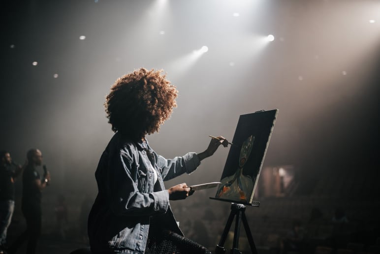 Gallery photo 3 of Stunning Live Paintings