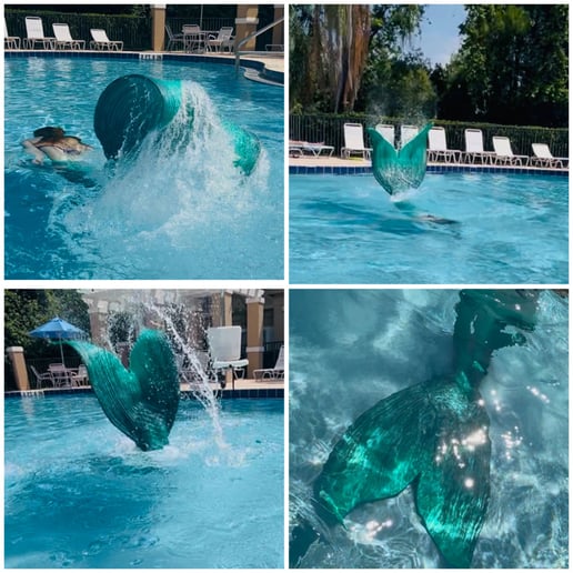 Gallery photo 3 of Swimming Princess Ariel/Mermaid Delphine