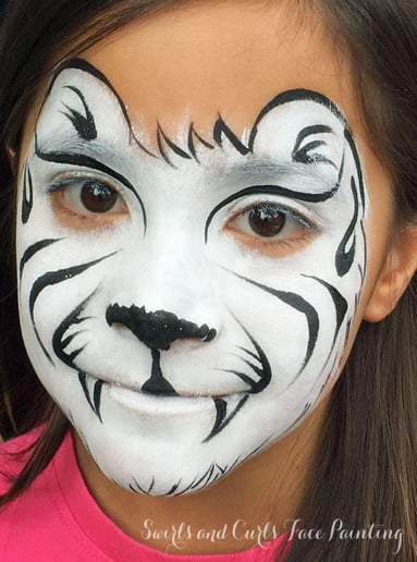 Gallery photo 4 of Swirls and Curls Face Painting