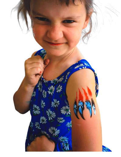 Gallery photo 7 of Swirls Face Painting