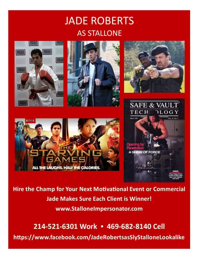 Gallery photo 7 of Sylvester Stallone Impersonator in Dallas