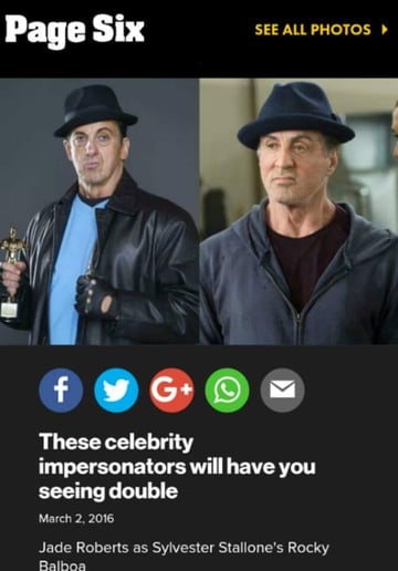 Gallery photo 8 of Sylvester Stallone Impersonator in Dallas