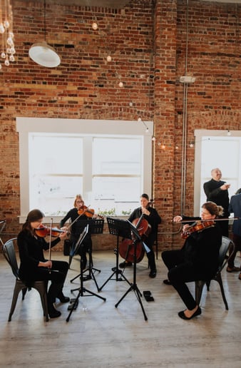 Gallery photo 2 of Black & White String Quartet