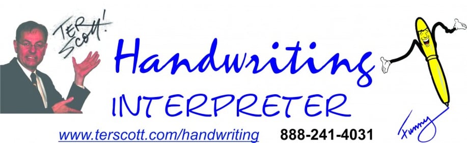 Gallery photo 1 of Ter Scott Handwriting Interpreter