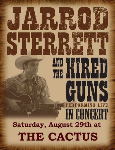 Gallery photo 2 of Jarrod Sterrett and The Hired Guns