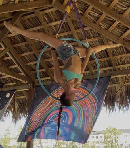 Gallery photo 6 of The aerial hoop also known as the lyra