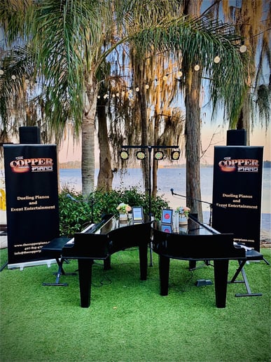 Gallery photo 3 of The Copper Piano - Dueling Pianos