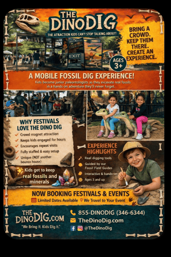 Gallery photo 25 of The Dino Dig -Mobile Dinosaur Fossil Dig