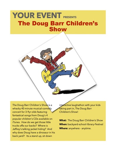 Gallery photo 6 of The Doug Barr Children's Show