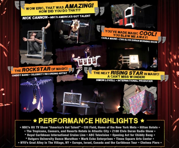 Gallery photo 1 of The Extreme Magic Of Eric Wilzig