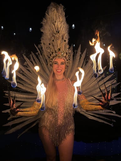 Gallery photo 4 of Force of Nature: Belly, Fire, LED & Samba Dancer