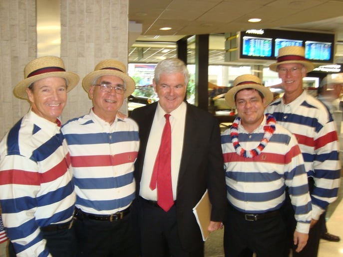 Gallery photo 4 of The Flexible Four Barbershop Quartet