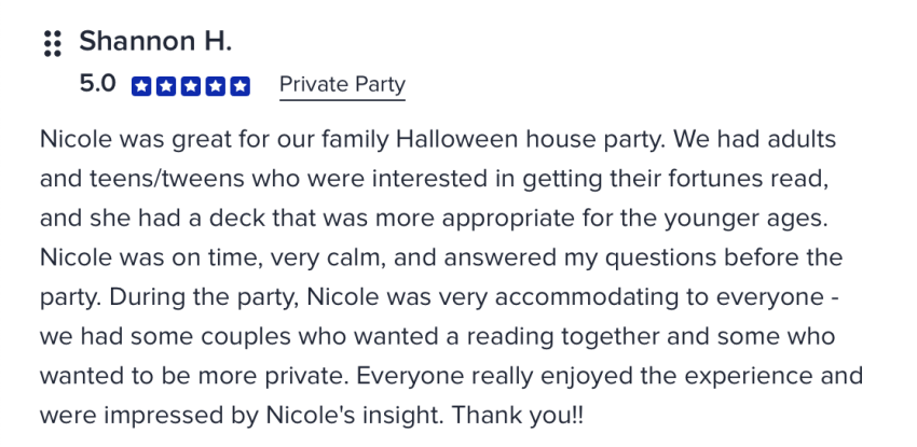 Gallery photo 7 of Psychic Medium Nicole