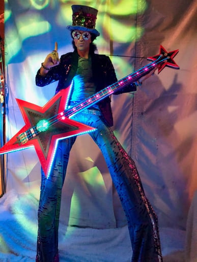 Gallery photo 8 of The Kozmik Twinz Stilts and Fire