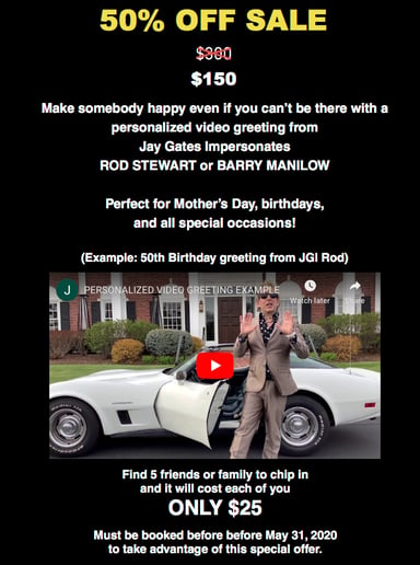 Gallery photo 1 of Rod Stewart Tribute - Jay Gates