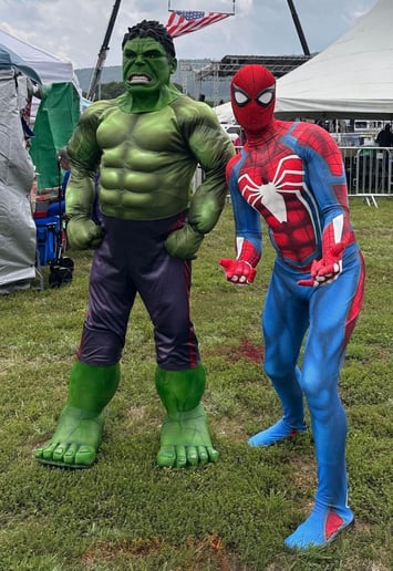 Gallery photo 2 of Spiderman, Batman, Superman, Hulk, Wonder Woman, Iron Man, Santa