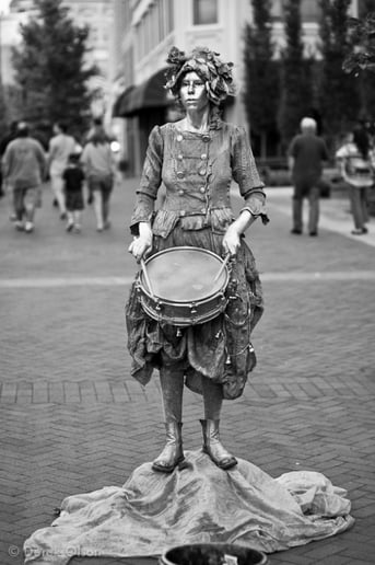 Gallery photo 1 of The Silver Drummer Girl