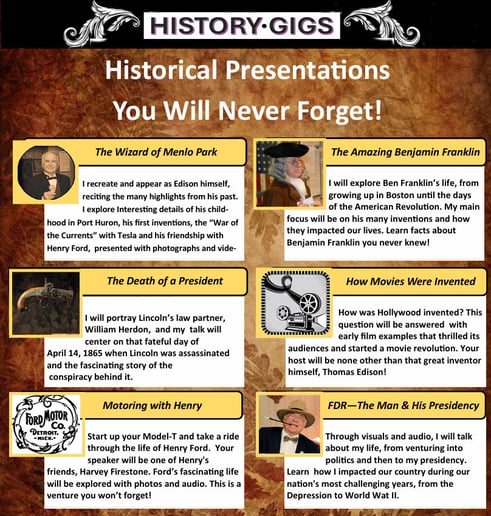 Gallery photo 8 of Historical Person Talk and Impersonation