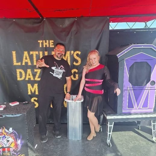 Gallery photo 12 of The Latham's Dazzling Magic