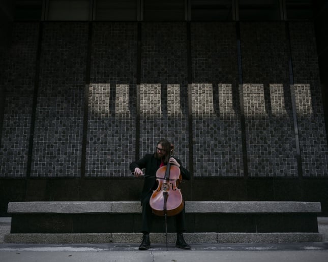 Gallery photo 1 of Tom Kersey, cellist and composer