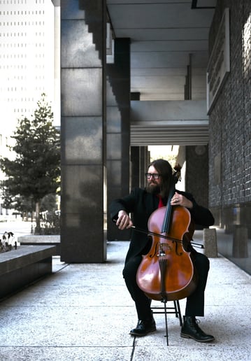 Gallery photo 3 of Tom Kersey, cellist and composer