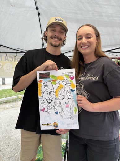 Gallery photo 1 of Traveling Caricature Artist
